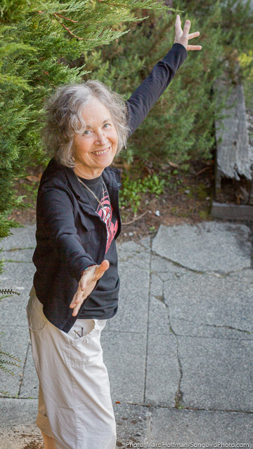 Linda Waterfall at her Seattle home, Sept. 2015. Photo: Marc Hoffman.